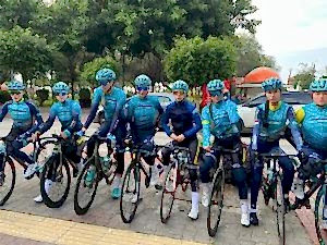 CYCLISTS ARE PREPARING FOR THE ASIAN CHAMPIONSHIP